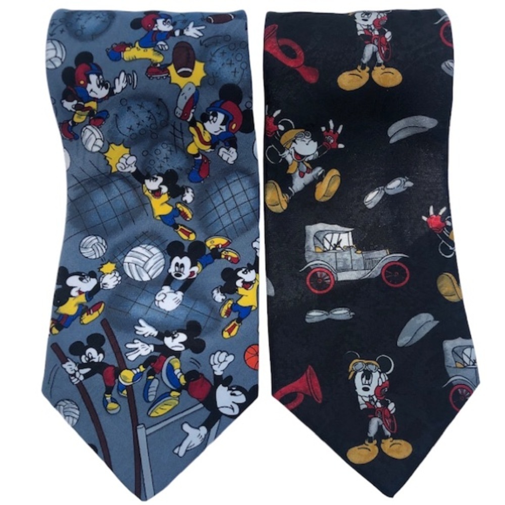 Bundle Mickey Mouse vintage ties